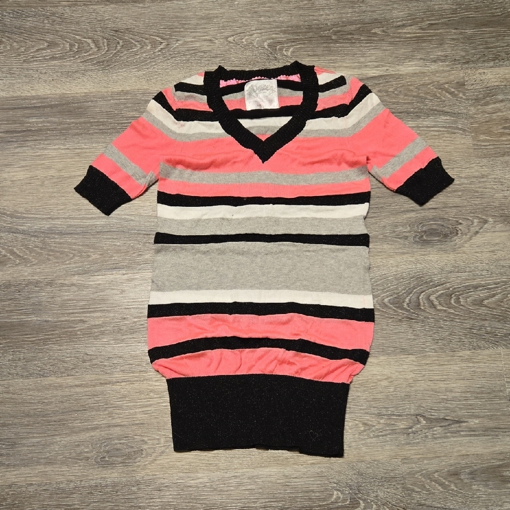 Justice Striped Sweater Dress Sz 12